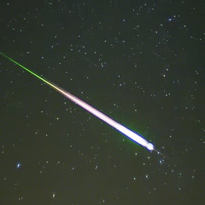 The 2009 Leonid meteor shower.