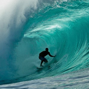 Kai Barger in the pipe.