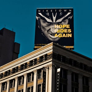 Nike Lance Armstrong sign.