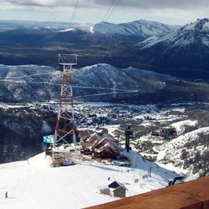 An apres-ski scene in Bariloche, Argentina.