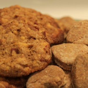 Bake-at-home dog biscuits.