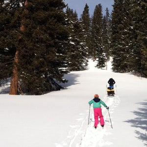 Hut tripping's cardinal rule: travel light.