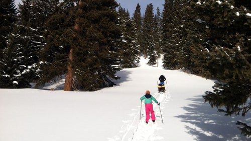 Hut tripping's cardinal rule: travel light.