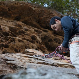Neal Sipahimalani at the top of Send Me on My Way.