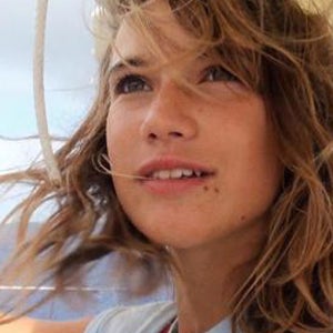Laura Dekker on her record-setting sail.