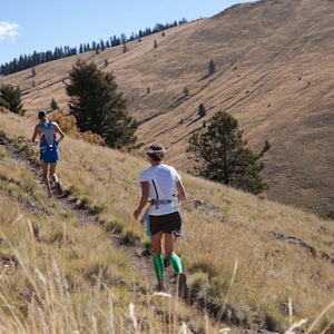 In the zone at the Mount Taylor 50K.