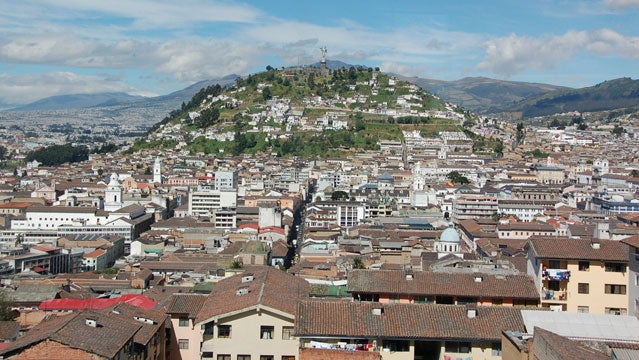 quito ecuador biking history travel