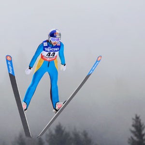ski jumping women qualifications latemar jumping stadium italy val di fiemme 2013 fis nordic world ski championships champs sarah hendrickson