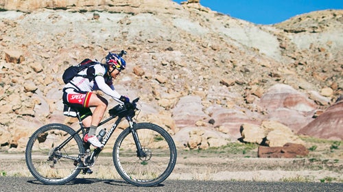 Rusch during her record ride.