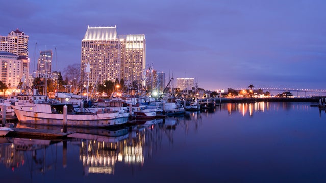 san diego port skyline