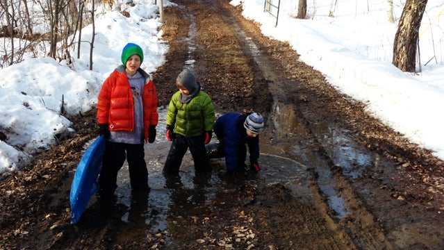 Winter camping in spring, or spring camping with snow? In Minnesota this year, it could go either way.