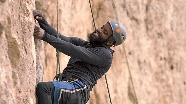 Engineering student and recreational climber Billy Long