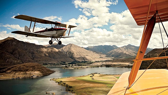 LAURA FAIRE whareKea new zealand bi plane vacation tourism