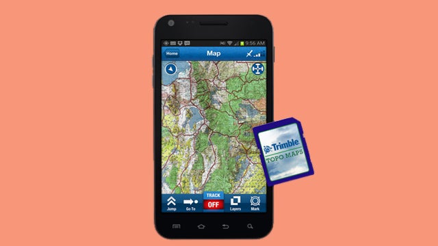 trimble topographic maps google android phone