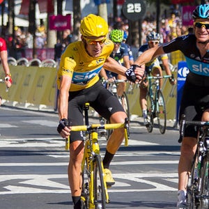 20 EME ETAPE A.S.O ARRIVEE RAMBOULLLET Bradley WIGGINS CHAMPS ELYSSEES CYCLISME DEPART Paris TOUR DE FRANCE 2012