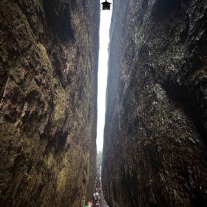 Jeb Corliss at Mount Jianglang