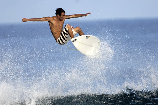 Catching air in Kauai