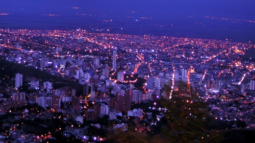 Cali, the main city in western Colombia.