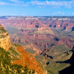 Looking from the South Rim to the North Rim of the Grand Canyon.
