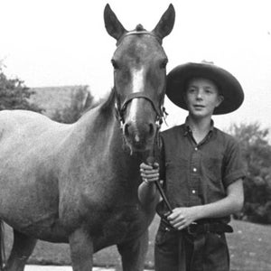 Scott Carpenter as a boy, and his horse Lady Luck. Carpenter went on to become the second American to orbit the earth.