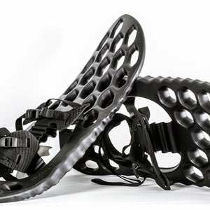 The Fimbulvetr snowshoe is light, strong, and durable.