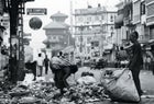 Garbage-pickers working Durbarmarg. Kathmandu is a monument to foreign-aid rip-offs, say Nepal watchers.