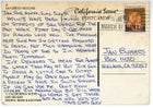Postcard to Jan Burres