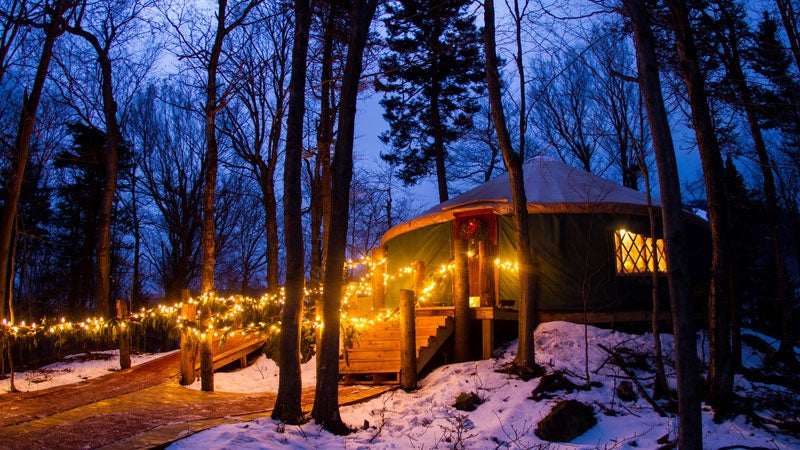 Ledgewood Yurt, Vermont.