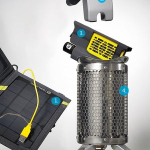 goal zero nomad eton boost turbine 4000 brunton hydrogen reactor biolite campstove energy cooking camping wilderness battery power solar charger