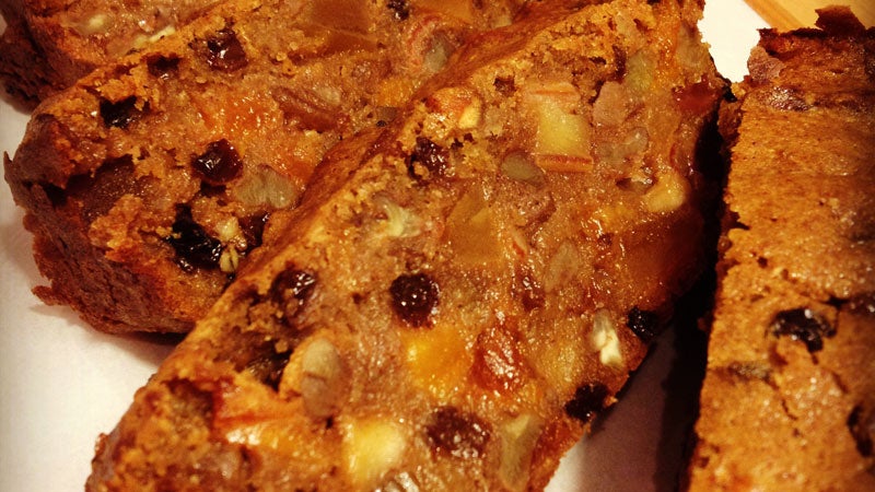 Chef Biju's Athlete's Fruitcake