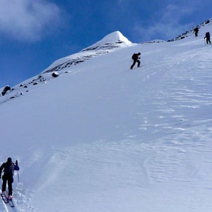 Daddy's day out; Steve gets his powder fix in British Columbia.