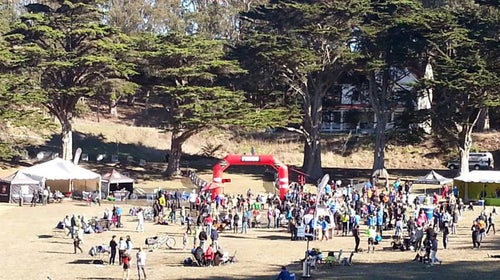 TNF Endurance Challenge finish.