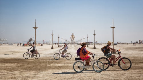 Burning Man 2014 Black Rock City Playa Embrace Art Cars