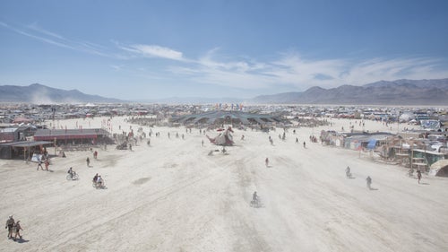 Burning Man 2014 Black Rock City Playa Embrace Art Cars