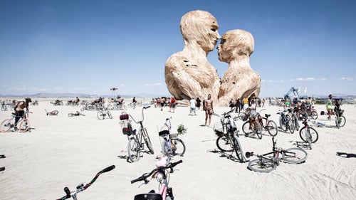 Burning Man 2014 Black Rock City Playa Embrace Art Cars