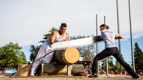 Lumberjack World Championships Hayward WI. 国产吃瓜黑料Online Man sports Lumberjack