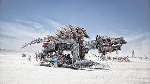 Burning Man 2014 Black Rock City Playa Embrace Art Cars