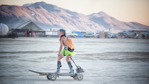 Burning Man 2014 Black Rock City Playa Embrace Art Cars