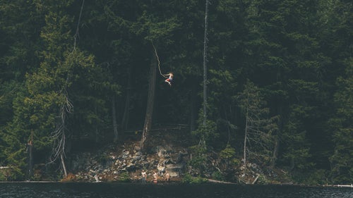 rope swing summer pnw whistler