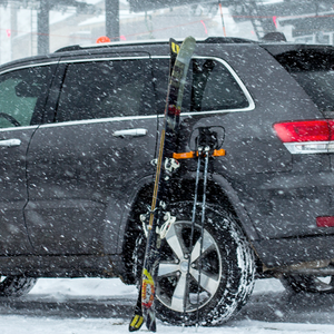 The Ski Bumper prevents your skis from scratching your car.