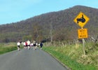 Runners on the Fodderstack course in Rappahannock County, Virginia.