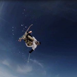 Nick Goepper catches some air.