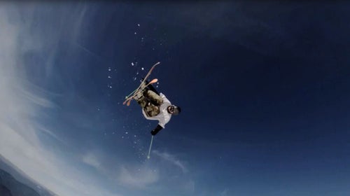 Nick Goepper catches some air.