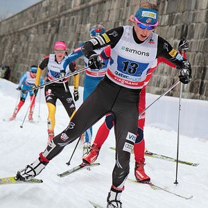 Kikkan Randall at the 2012 cross-country World Cup.