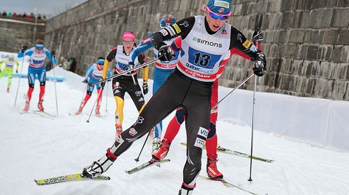 Kikkan Randall at the 2012 cross-country World Cup.