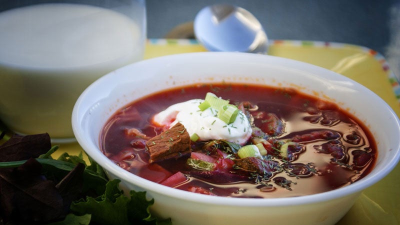 Borscht OTC Olympic Training Center Food Soup Russia Sochi