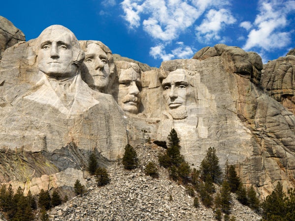 Mount Rushmore National Monument.
