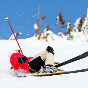 A bad spill doesn't have to mean the end of your skiing season.