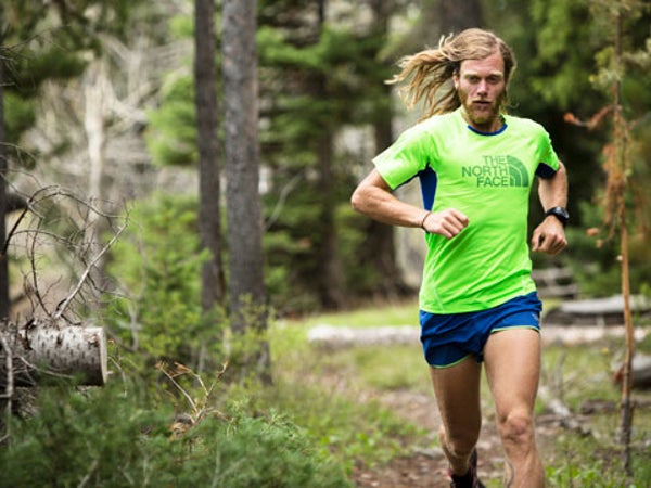Timothy Olson training in Jackson Hole, Wyoming