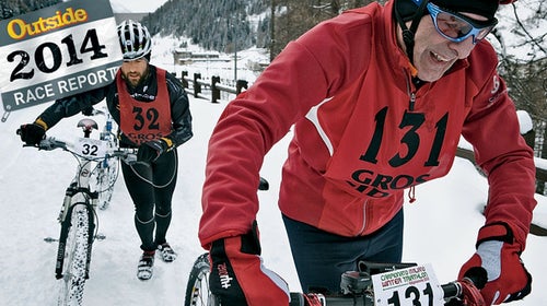sports adventure iron man speciality mountain skiing athlete athletes fitness train training altitude strenght endurance practice competition race start jogging alps val d'aosta bicycle